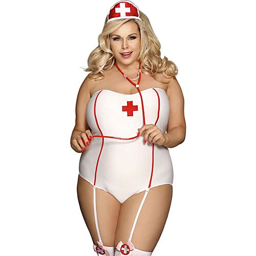 Nurse Costume Subblime L XL Provocative Off The Shoulder Style