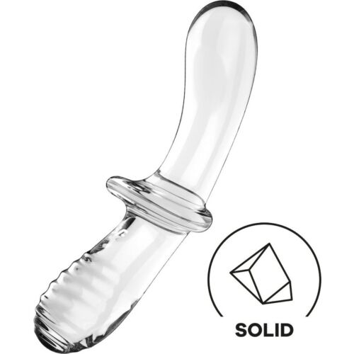 Satisfyer Crystal Double Dildo with Dual Textures