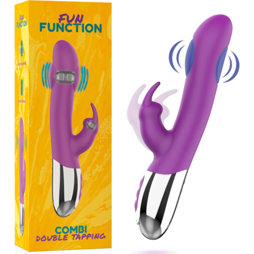 Vibrator FUN FUNCTION COMBI DOUBLE TAPPING with Dual Motors