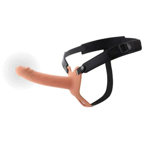 Strap-On Sleeve HIDDEN DESIRE Inferno 18 cm with Vibration