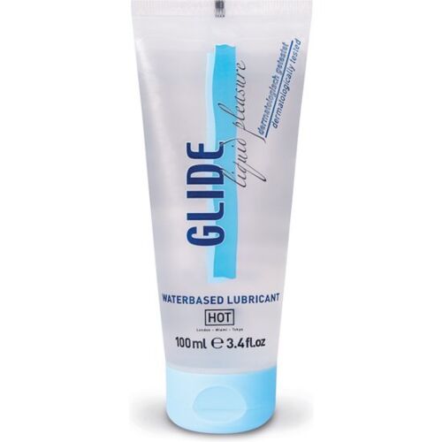 Water-Based Lubricant HOT Glide 100ml - Smooth Application