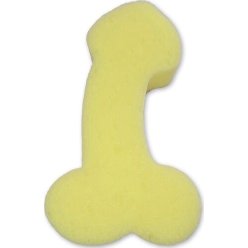 Diablo Picante Yellow Penis-Shaped Bath Sponge