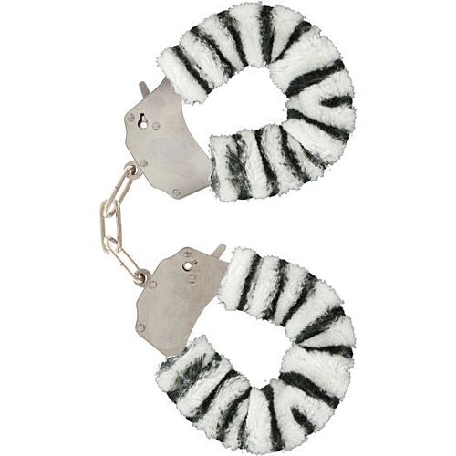 Bondage Cuffs TOYJOY Zebra - Soft Furry Comfort