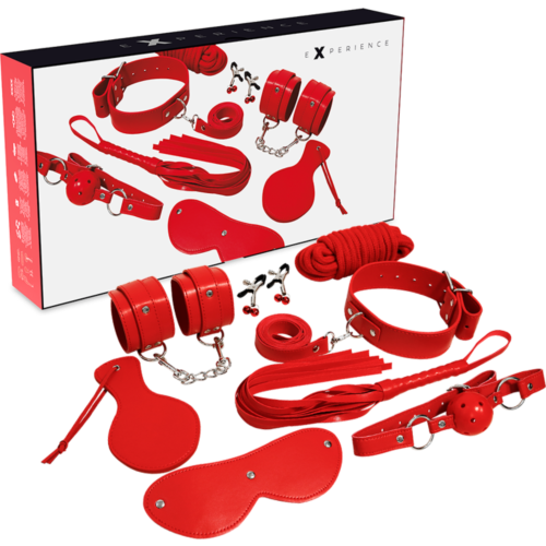 Bondage Set EXPERIENCE - BDSM Fetish Kit Red Series