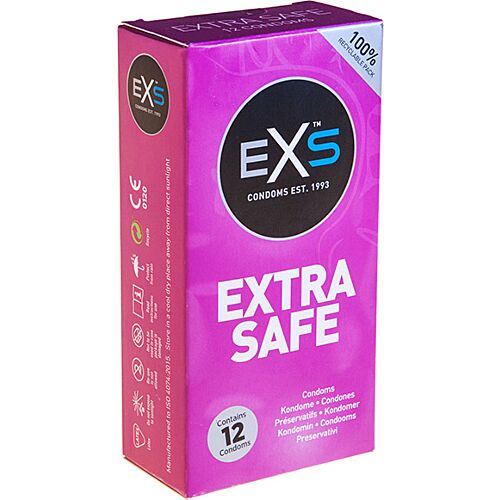 Condoms Exs Extra Thick 12s - Extra Safety and Comfort
