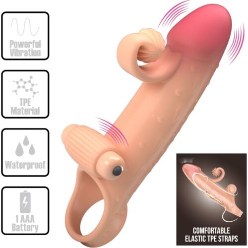 Penis Sleeve ROMANCE MC64 with Vibrating Feature