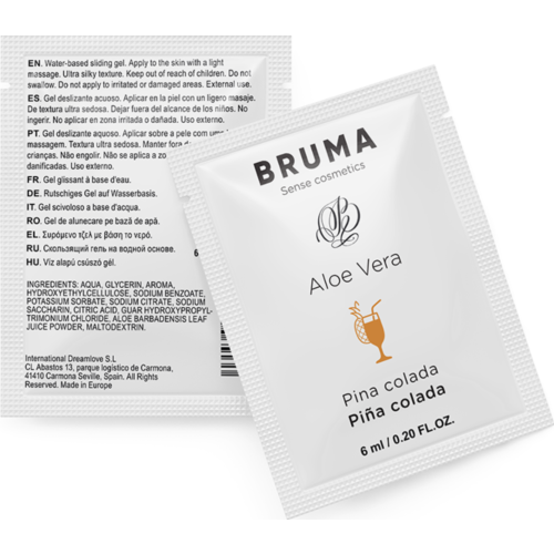 Aloe Vera Glide Gel by BRUMA - 6 ML for Comfort