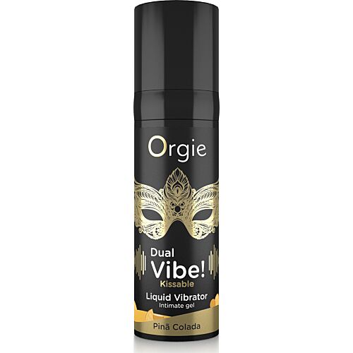 Kissable Stimulant Gel Orgie Dual Vibe Pina Colada