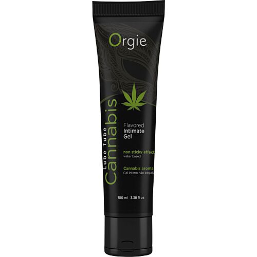 Orgie Lube Tube Cannabis Water-Based Intimate Gel