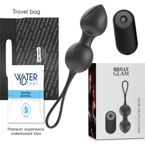 Vibrating Kegel Beads Brilly Glam Remote Control