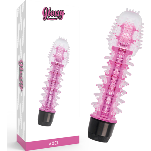 Vibrator GLOSSY AXEL with Powerful Pulsating Speeds