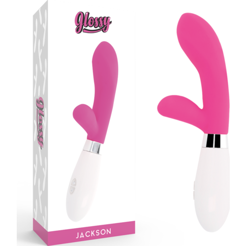 GLOSSY Jackson Rabbit Massager with Dual Motors