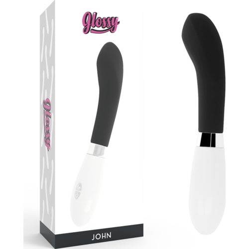 G-Spot Vibrator GLOSSY John with Natural Curve