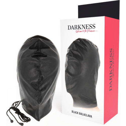 BDSM Hood Darkness Subjugation Mask with Sensory Deprivation