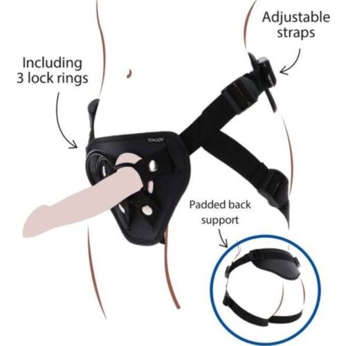 Get Real Strap-On Deluxe Harness for Comfortable Roleplay