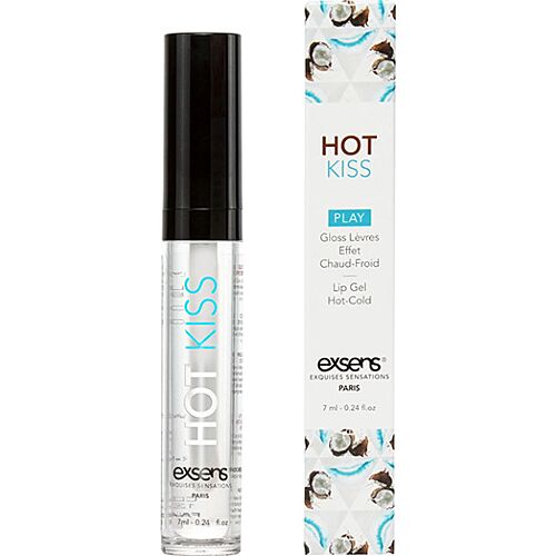 Lip Gloss Exsens Hot Kiss Coconut - Sensational Kissing