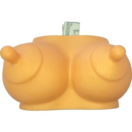 Funny Money Box Diablo Picante Boob-Shaped Design