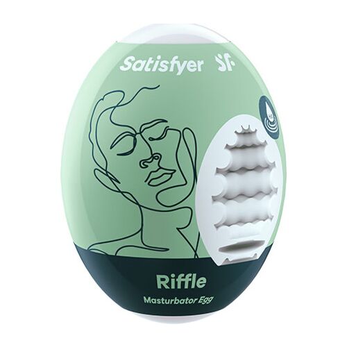 SATISFYER EGGCITED Riffle Masturbator Egg