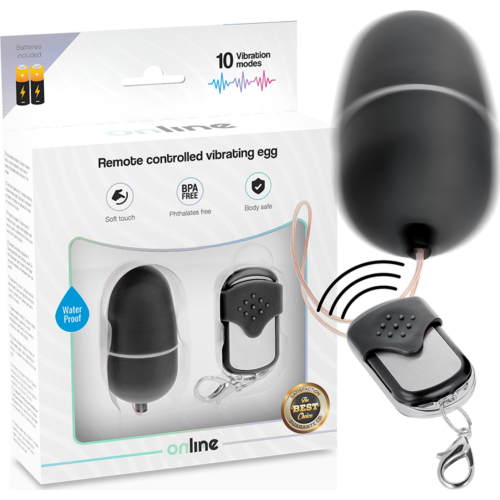 Vibrating Egg ONLINE Remote Control with 10 Vibration Modes