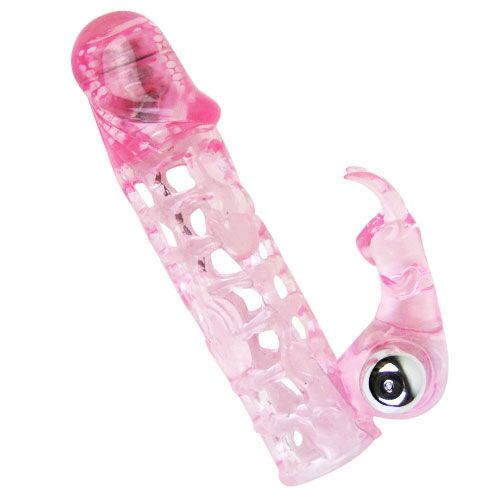 BAILE FOR HIM Ultimate Love Penis Sleeve with Clitoral Stimulator