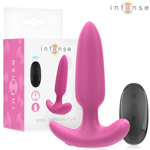 Anal Plug INTENSE ROSS with Remote Control and 10 Modes