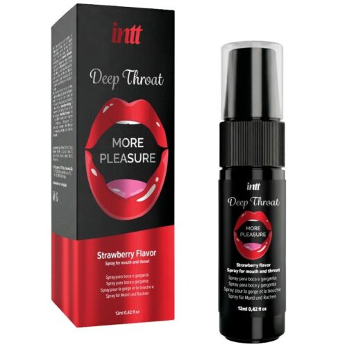 INTT Deep Throat Strawberry Oral Spray with Cooling Effect