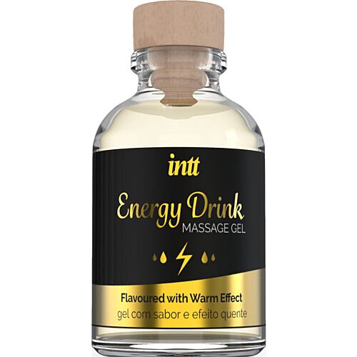 INTT Massage Gel with Warming Effect and Energy Drink Flavour