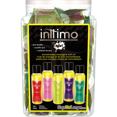 Massage Oil Wet INTTIMO Aromatherapy 10ml Assorted Display