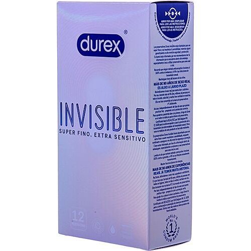 Durex Invisible Ultra Thin Condoms - Maximum Sensitivity