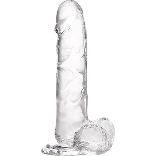 Jelly Dildo S Pleasures Transparent L with Suction Cup
