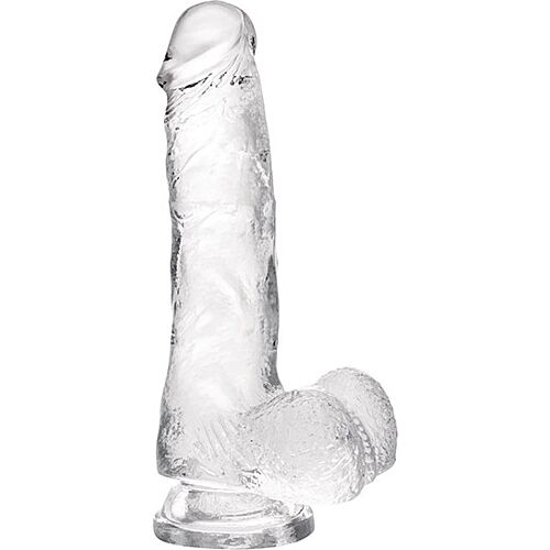 Realistic Jelly Dildo S Pleasures Transparent M with Suction Cup