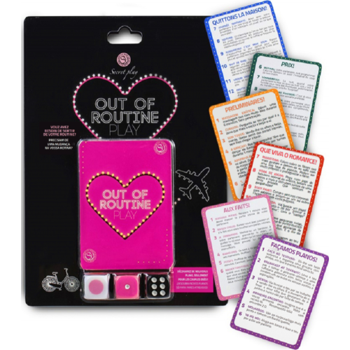 Adult Game SECRETPLAY Out of Routine Play with 72 Challenges