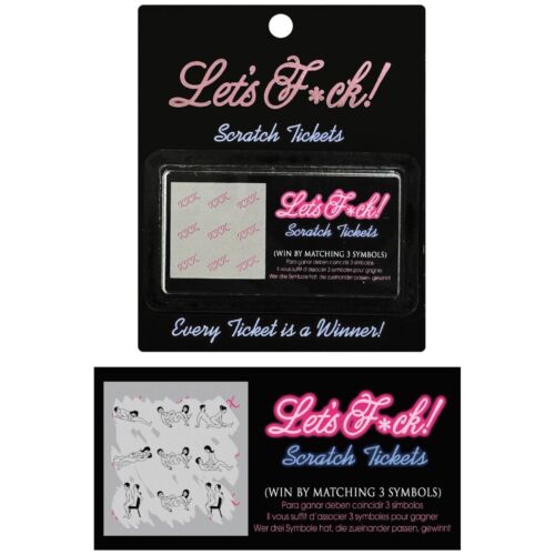 Couples Game KHEPER GAMES Let’s F*ck Scratch Tickets