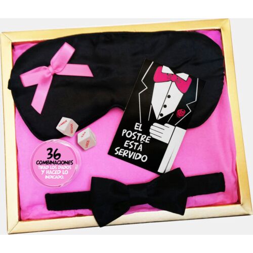 Erotic Kit INEDIT Antifaz with Dice Game and Bow Tie