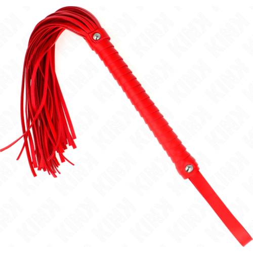 BDSM Whip KINK Impact & Touch 48.5 cm with Textured Handle