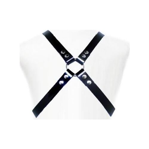 Leather Body Basic Harness | Adjustable Cross-Strap Style