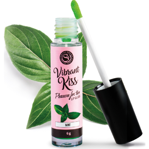 SECRETPLAY VIBRANT KISS Mint Vibrating Lip Gloss