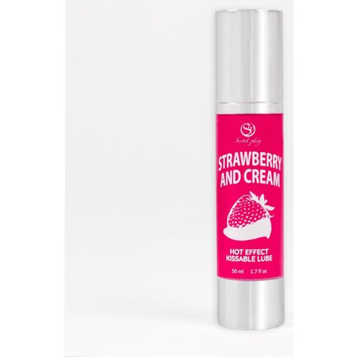 Secretplay 2-1 Heat Effect Lubricant Strawberry & Cream 50ml