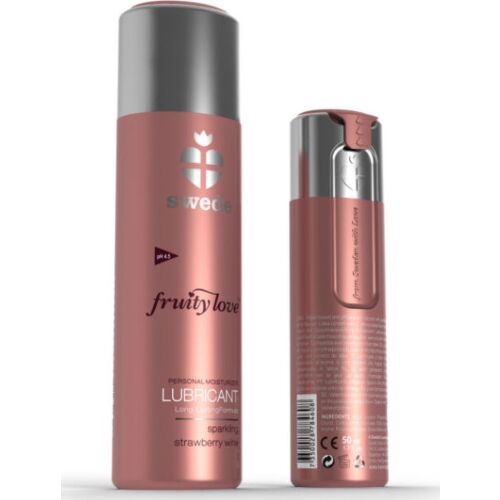 Lubricant Swede Fruity Love Strawberry Champagne 50ml
