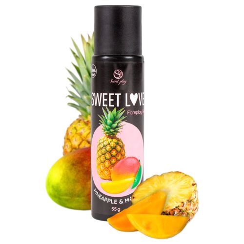Lubricant Secretplay Mango & Pineapple 60ml - 100% Edible