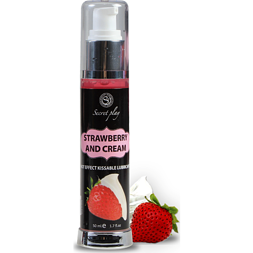 Secretplay 2-1 Heat Effect Lubricant Strawberry & Cream 50ml