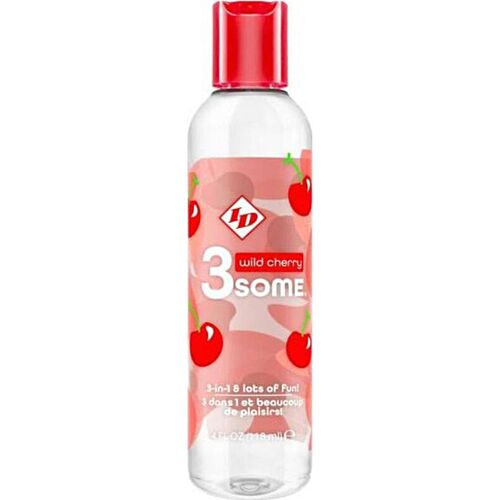 Flavouring Gel ID 3SOME 4 FL OZ Cherry - 3 in 1 Fun