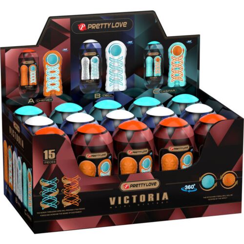 Masturbator Pretty Love Victoria with Spiralling Texture