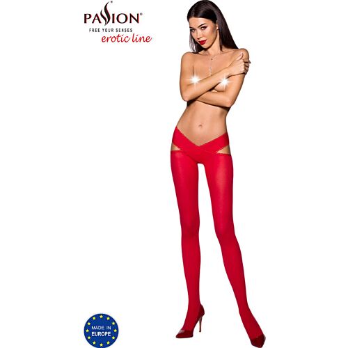 Thigh Highs Stockings Passion Passion Woman 3/4 with Unusual Cut