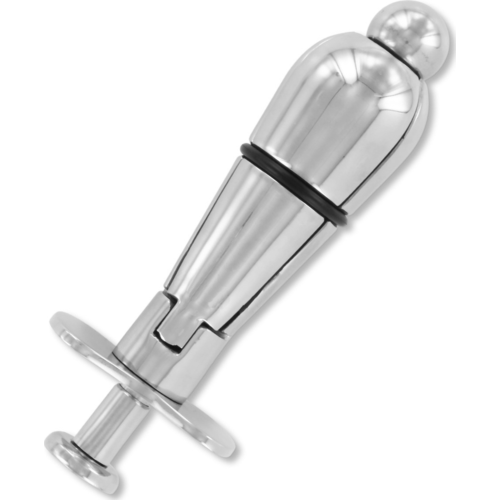 Anal Plug Metal Hard with Locking Mechanism