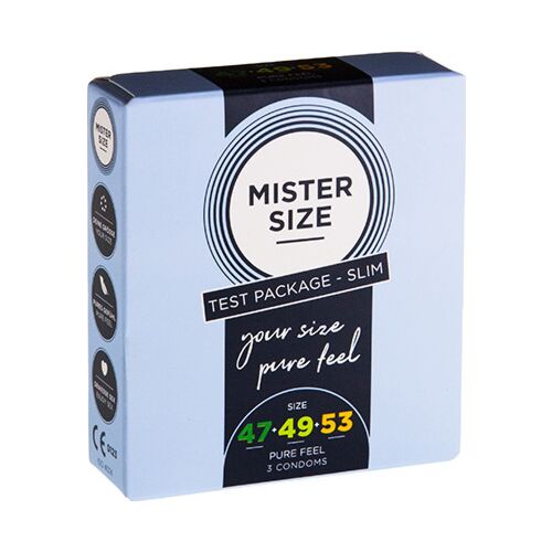 Mister Size 47, 49, 53 Condoms - Comfort Fit Pack