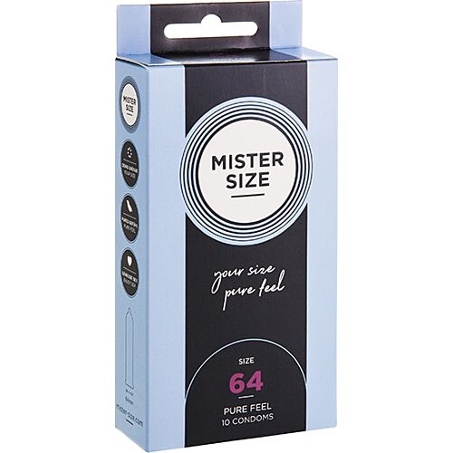 MISTER SIZE XXL 64 MM Condoms for Natural Sensation