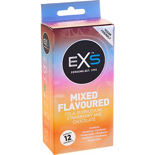 Exs Mixed Flavours Condoms - Fun Flavours for Oral Play