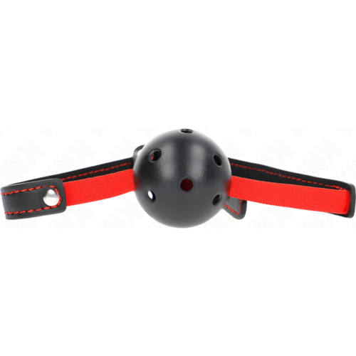 Ball Gag KINK Hollow 4.5 cm with Elastic Belt