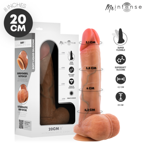 Realistic Dildo MR. INTENSE Gary M with Testicles